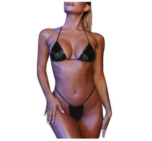 Set di bikini in lattice sexy sexy donne bling bandage pushup brasiliano costumi da bagno brasiliano costume da bagno femminile femminile femminile039s8286641