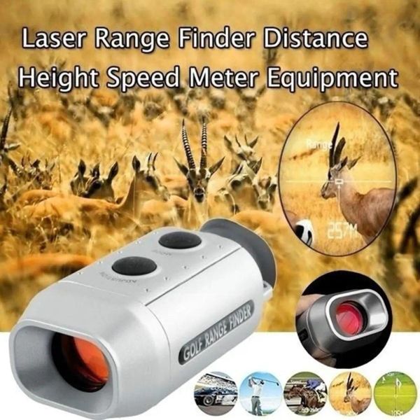 Optics 1 PC Golf RangeFinder 1000 ярдов цифровой 7x диапазон 7x Telecope Monocular Hunting LCD Hunting Hunting