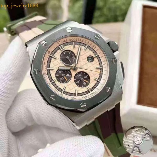 Mens Mechanical Watch Classic Brand High Cend Trend MultyColor ES Swiss Breairtwatch