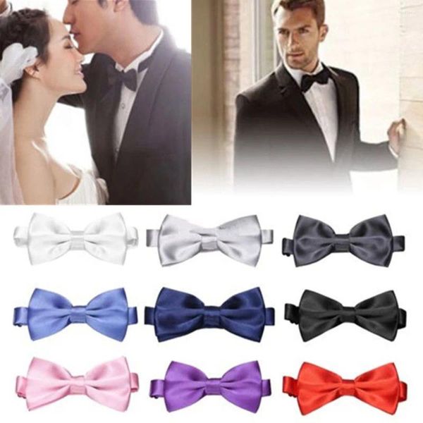 Bow Ties Düğün Erkekler Bowtie Düz Renk İş Keşimi Boy Tie Erkek Elbise Gömlek Kelebek Yüksek Kalitesi