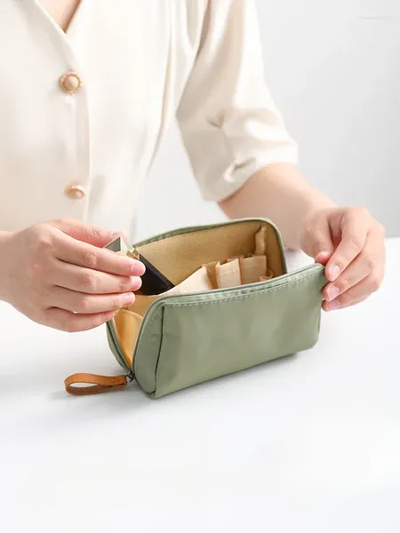 Bolsas de armazenamento viagens mulheres higiene pessoal maquiagem de bolsa necessária caso