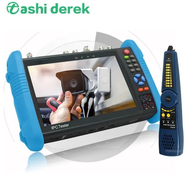 Дисплей IPC9800 MOVTADHS CCTV Tester 7 -дюймовый тестовый контрольный монитор кабеля TVI CVI AHD POE MULTIFUNCTION 4K IP -камера Tester HD Coaxial Test