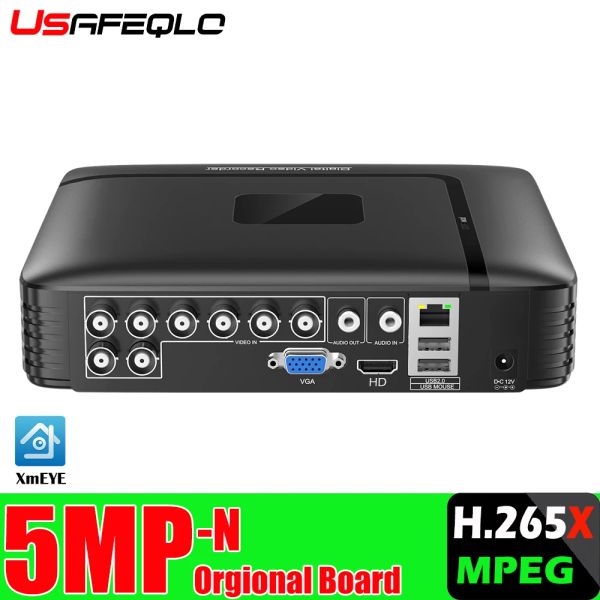 Kaydedici AHD/N DVR 4CHANNEL 8CHANNEL CCTV AHD DVR AHDN HYBRID DVR/1080P NVR 4IN1 AHD Kamera IP Kamera Analog Kamera İçin Video Kaydedici