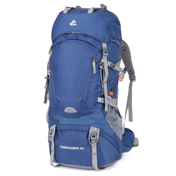 Bolsas 50L 60L Backpack impermeável Mulher Mulher Mulher ao ar livre Trekking Bag do exército Homem de caça às mochilas da montanha Rucksack