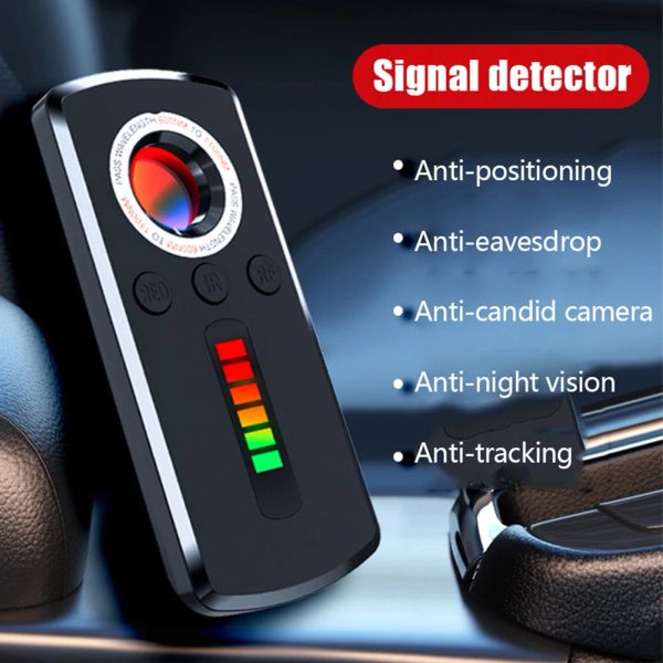 Detector Anti -espião Detector de câmera oculta RF sem fio RF Todos os sinais Bug Car GPS Rastreador infravermelho Pesquisa de segurança Gadget PK K18 K68