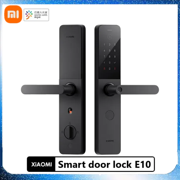 Blocca Xiaomi Mijia Smart Door Lock E10 Bluetooth 5.3 Password NFC Fingerprint Sblocca Sblocca Intelligent Worth Work With MI Home App