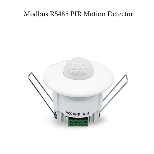 Detector Detector Infravermelho de Teto Inteiro RS485 Saída de Dados PIR Sensor de movimento PIR 924VDC ID Alarme de segurança ajustável Smart Hotel Control