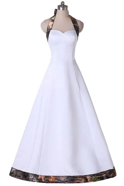 Платья 2017 Новые камуфляжные свадебные платья милые аппликации aline с шифоном бисера плюс размер Свадебные свадебные платья BW1 BW1