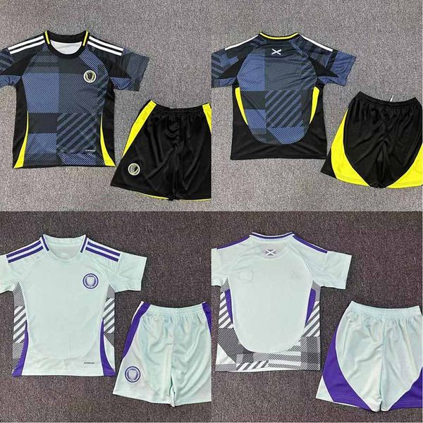 Euro 2024 Scotland Football Shirt Soccer Jerseys Tierney Adams Robertson 24 25 McGregor Men Kit Kit Set Socks Uniform