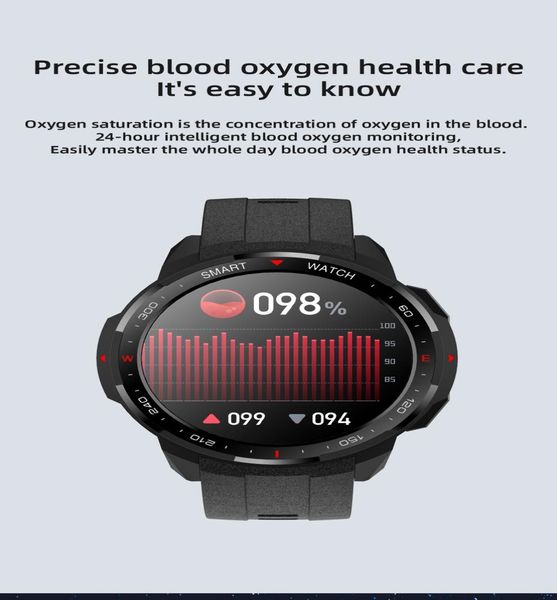 Compass Smart Watch 8G Memory MP3 Bluetooth Call IP67 Water of Watch Watches Mann Frau Herzfrequenz Blut