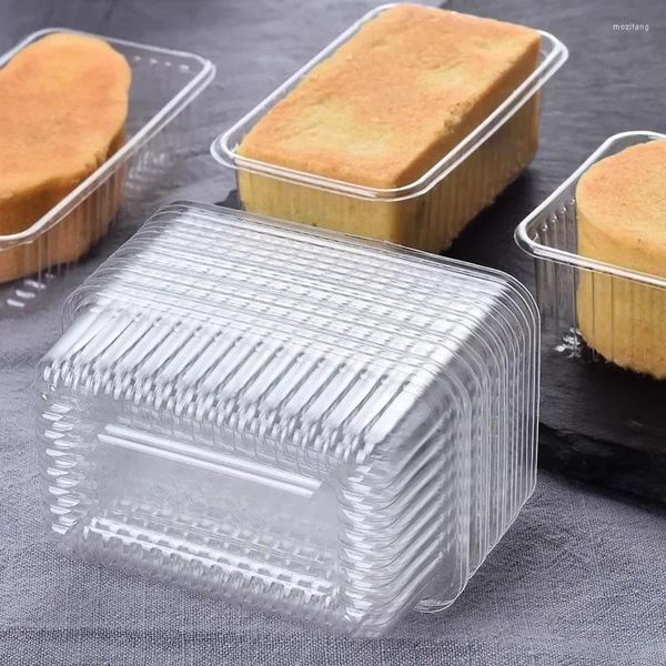Stume da stoccaggio 1000 pezzi Pastry Passante Passante usa e getta in plastica trasparente dessert Mooncake Bottom Packaging Borse da imballaggio