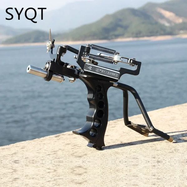 Slingshots 4 Bolor Metal Lazer Sapan Avı Balıkçılık Profesyonel Sapan Dış Mekan Avcılık STICHING Sports Güçlü Yay ve Ok