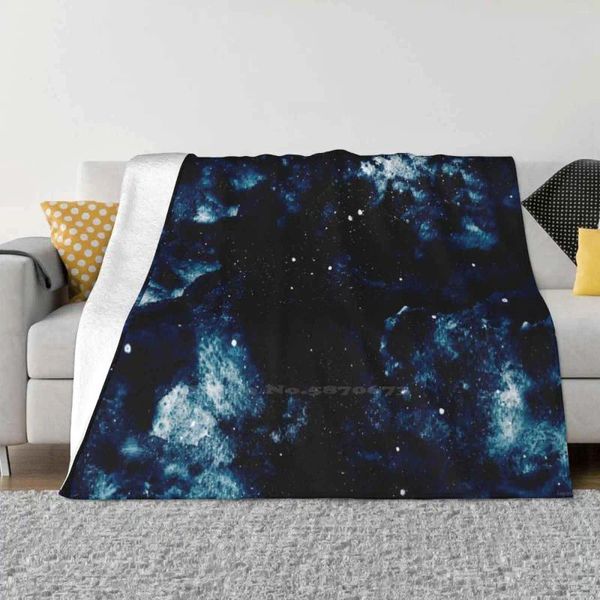 Coperte cielo notturno top top di qualità comoda divano letto morbido stelle scure scuro a mano disegna nuvole