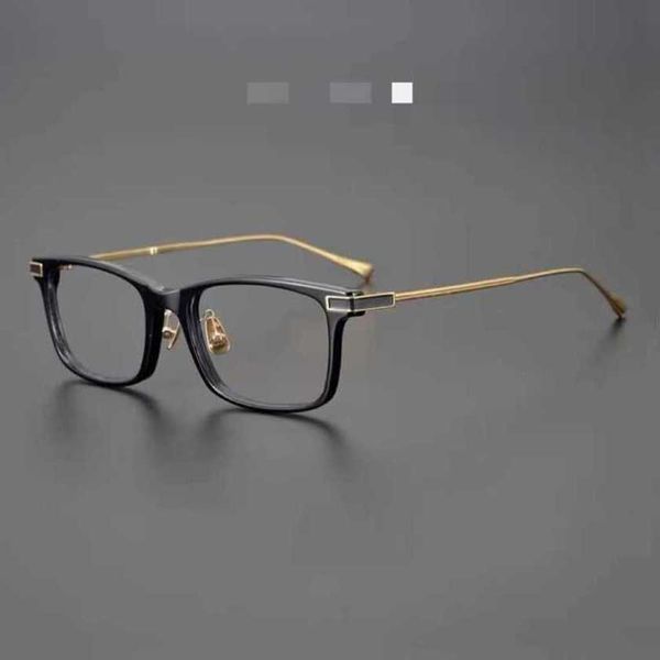 Neue Designerin Sonnenbrille Männer Luxusdesigner Frauen Sonnenbrillen Japan High-End-Brillen Rahmen männliche Myopie Ye Jingyan gleiches reines Titan Big Face Transparent