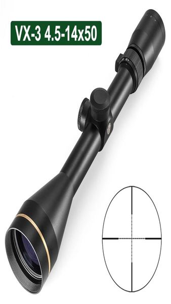 Leupold vx3 4514x50 mm riflesclesclescope de alívio de alívio para os olhos longos vistas AirSoft Scopes de caça ao ar para caça ao ar mole Outdoor8829345