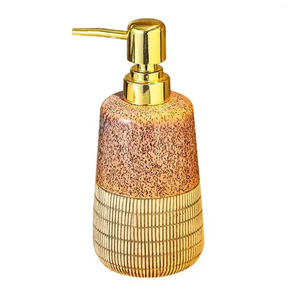 Dispensatore di sapone liquido ceramica pompa di lozione creativa vintage per bagno shampoo da lavanderia da cucina el