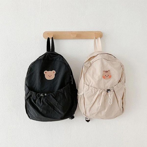 Sacos da escola Backpack pai-filhote Urso