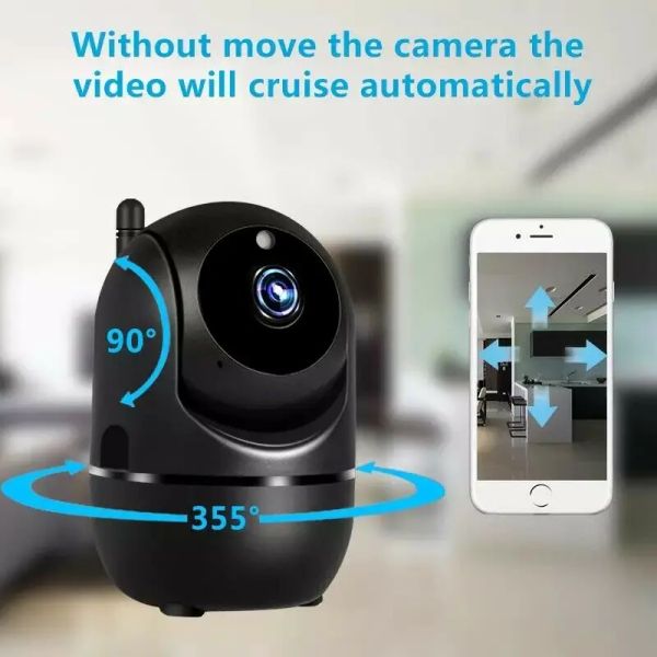 Telecamere fotocamera IP originale Black Smart Home Security Surveillance 1080p Cloud Tracking Network Wireless YCC365 Plus Camera WiFi