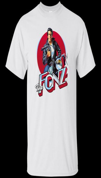 The Fonz Fonzie Happy Days Cool Retro TV Show televisivo commedy Thirt harajuku tops Fashion Classic Top Oschi