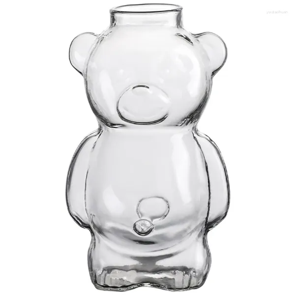 Бокалы для мультфильма мультфильм в форме медведя кофейная кружка прозрачная стеклян