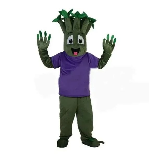 2024 costume da mascotte per piante per alberi di Halloween per il personaggio di cartoni animati venduti Supporto di spedizione gratuito Supporto di supporto per la spedizione
