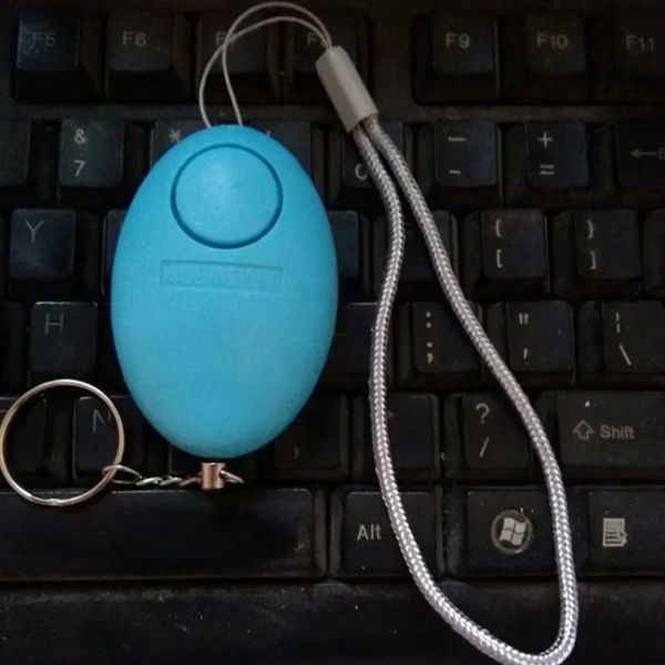 120 dB a forma di uovo allarme di autodifesa ragazza femminile anziane protezione proteggere la sicurezza personale urlo di allarme di emergenza keychain for uovo allarme di sicurezza personale