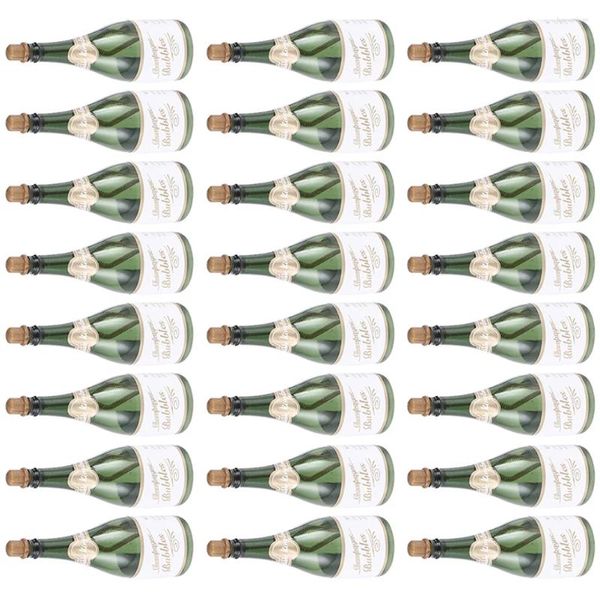 Vazolar 12/24/36pcs Mini Şampanya Kabarcık Şişeleri Boş Sabun Su Diy Kendi Kendini Dolduran Oyuncak Düğün Partisi Dekorasyon