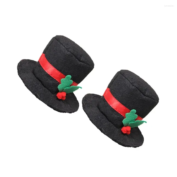 Vestuário para cães 2pcs Pet Hat Cosplay Traje Ajustável Black Chralloween Cosplays Supplies Acessórios