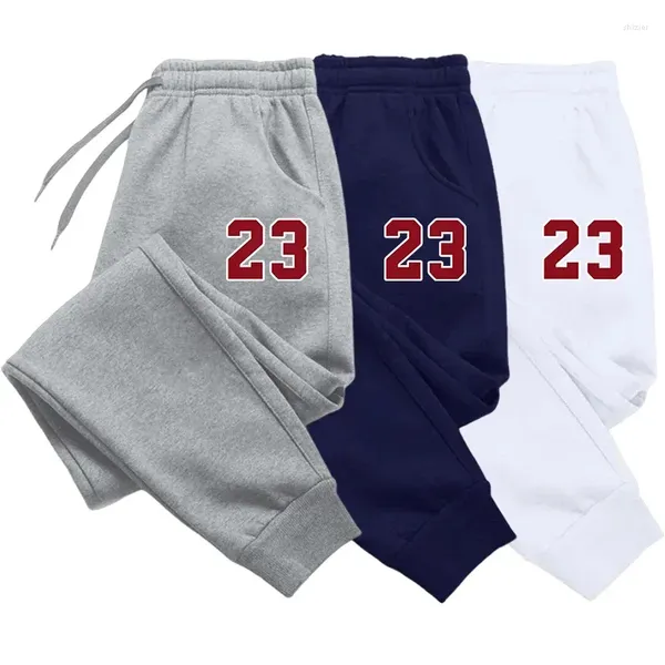 Herrenhosen 2024 Luxusdruckgedruckter Fleece-Jogginghosen Jogging im Freien Straight Multi-Pack/Set Frühling Herbst 23