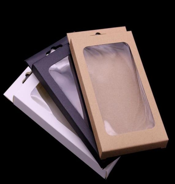 Pacote universal de pacote de varejo retro Kraft Brown Caixas de embalagem para capa de telefone iPhone 12 mini 11 Pro Max XS XR 7 8 6 Plus4367426