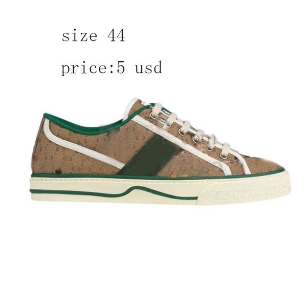 Größe 44 Designer Tennis 1977 Sneaker Luxus Canvas Schuhe Beige Blau gewaschene Jacquard Denim Schuhgummi Sohle Freizeit -Sneaker