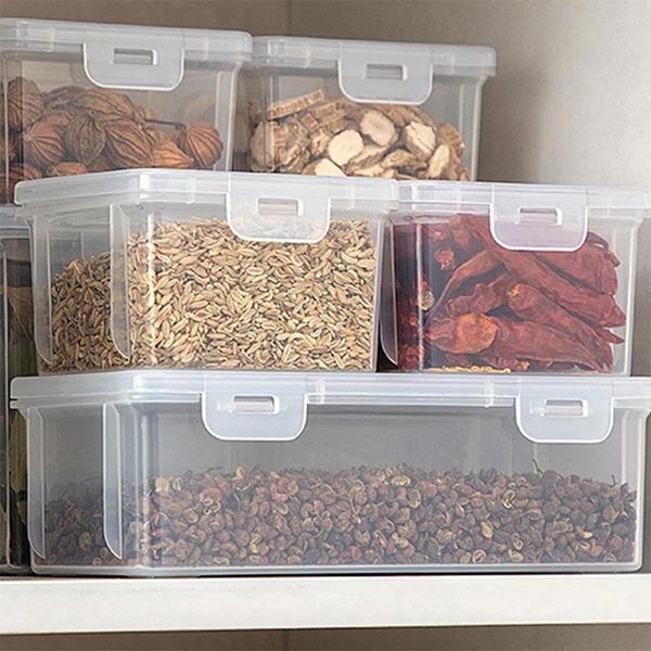 Teller 3 Stcs Bread Storage Box Kühlschrank Fruchtbehälter Trockenwaren Organizer Plastikbrot Laib