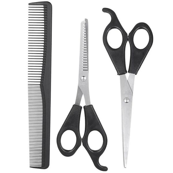 3 PCs tesoura de cabelo cortando tesouras salão de salão de barbeiro profissional corte de cabeleireiro de cabeleireiro de cabeleireiro