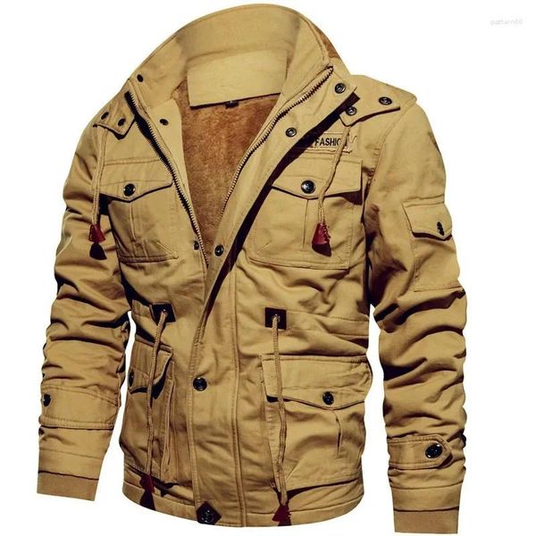 Jaquetas de jackets de inverno de cor de inverno espessado forro de forro com capuz quente de alta qualidade casual casual