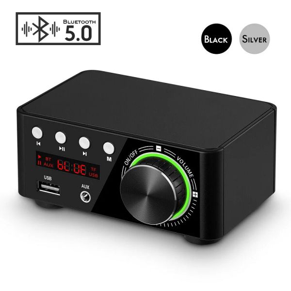 Усилитель Aiyima MA12070 Mini Sound Amplifier 5.0 Bluetooth усилители стерео Hifi Audio Amp 50W+50W USB TF Mp3 Home Theatre System