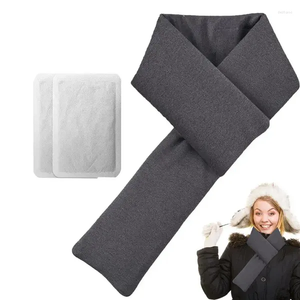 Coperte sciarpa riscaldata per donne elastiche sciarpe di riscaldamento invernale patch che riscaldano la moda da campeggio da donna in equitazione coperta escursionistica