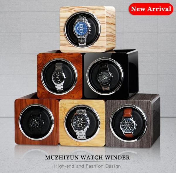Uhr Wickler Box Automatic Watch Winder Zubehör Anzeige mechanische rotierende Uhrenbeweger -Leder für automatische Uhren LJ201128269933