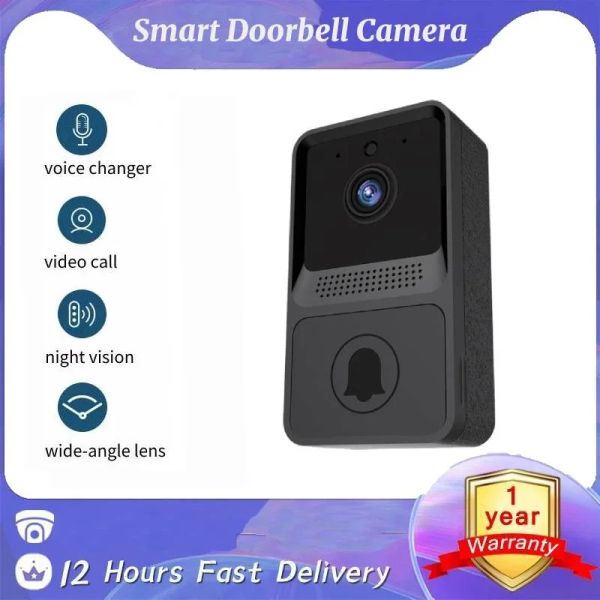 GUASH BACHIT AIWIT HD 1080P Smart WiFi Video Camera per campanello Visual Intercom Vision Night Vision IP Bell Bell Wireless Monitoraggio telecomando