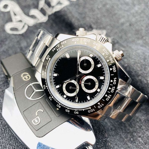 56 Laojia Yacht Ditongna Multi funktionales Timing Herren Business Hinery Steel Band Watch