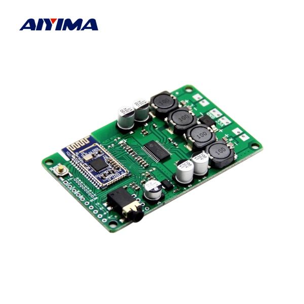 Amplificatore aiyima mini bluetooth 5.0 power amplificatore 2x15w stereo amplifica amplificatore audio amplificatore con nome porta seriale modifica password