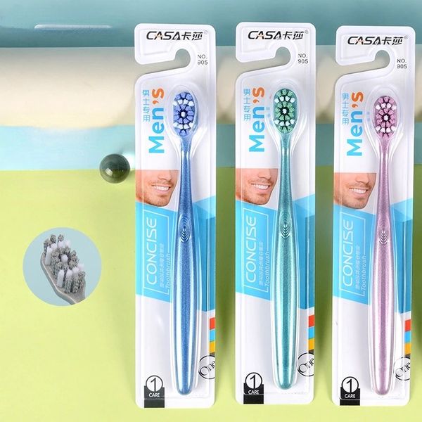2024 1PCS Bambuskohle Zahnbürste Oral Zahnpflege Weiche Nano Schwarze Köpfe Zahnbürsten Set für Erwachsene für Bambuskohle Zahnbürste