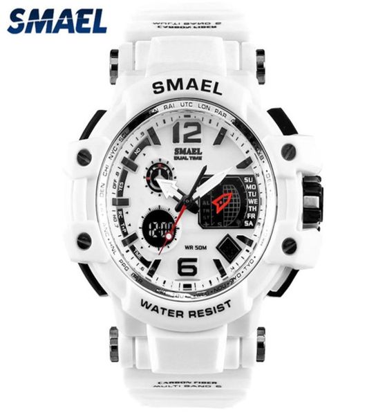 Smael marka erkek spor saatleri led dijital saat erkekleri 50m su geçirmez gündelik kuvars izle erkek saat erkek relogios maskulino hediyesi 20115728574