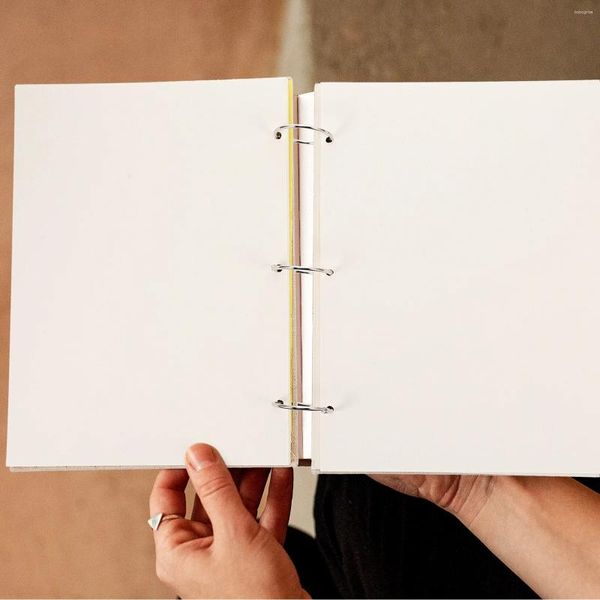 Вазы 16K Sketchbook Pad Толстая бумажная бумага в твердом переплете Большой льня