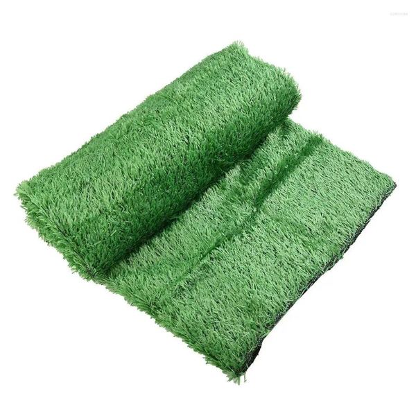 Flores decorativas plásticas Artificial Grass Artificial Verde Green Falso Jardim Síntético Paisagem Ganhico Turf para a Escola de Varanda do Jardim de Infância 200