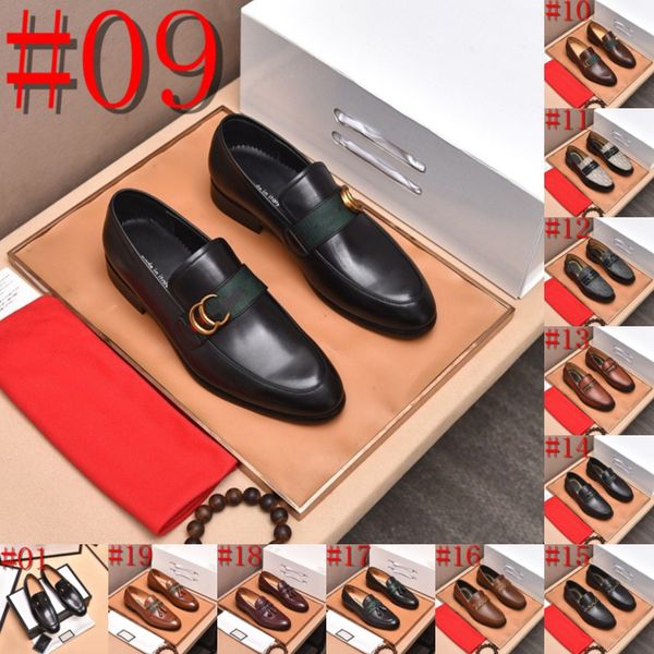 2024 Итальянский стиль мужской дизайнерский дизайнерский обувь подлинные кожа