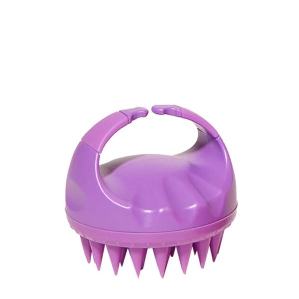 2024 1PC Silicone Brush Shampoo Scalp Brush Brush Pente Spa Slimming Massage Brecha Cabelo Lavagem de pente de chuveiro escova de banho para silicone