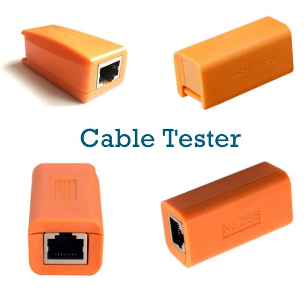 Дисплей UTP Cable Tester № 255 для тестера CCTV Обнаружение ближайшей точки разлома Midend и Farend сетевого кабеля кристаллического головки