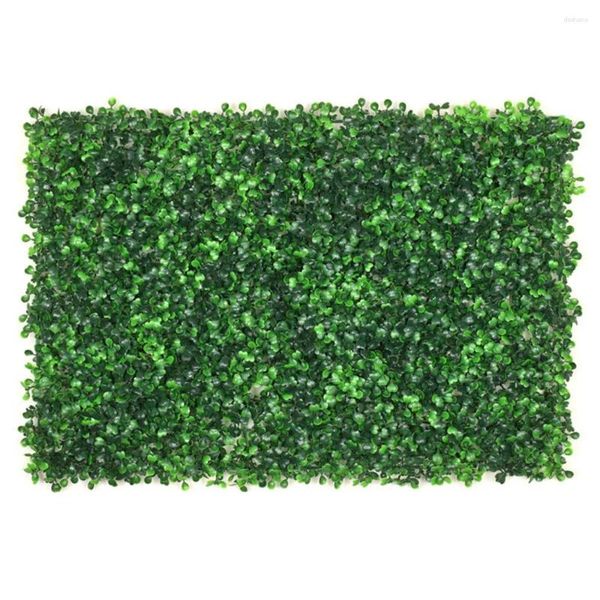 Flores decorativas Fence simulada Cerca artificial Planta verde fundo parede Folhagem Hedge Cream tape