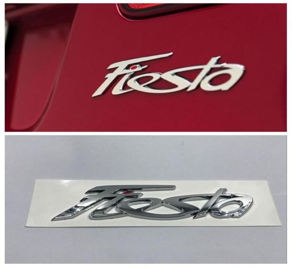 Fiesta ABS -Logo -Auto Emblem Heck -Deckel Decal Badge Aufkleber für Fiesta Auto Accessoires2325111