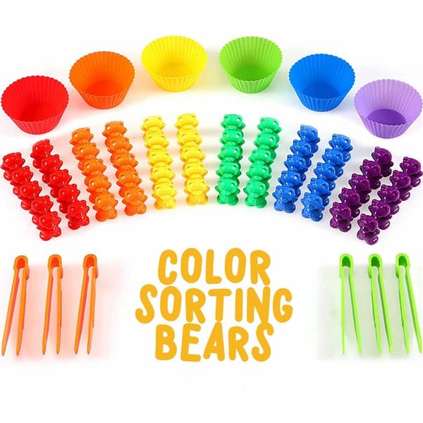 Montessori Sensory Toys Counting Materiale matematico 2 anni Attività di apprendimento Regalo per bambini F84Y 240321